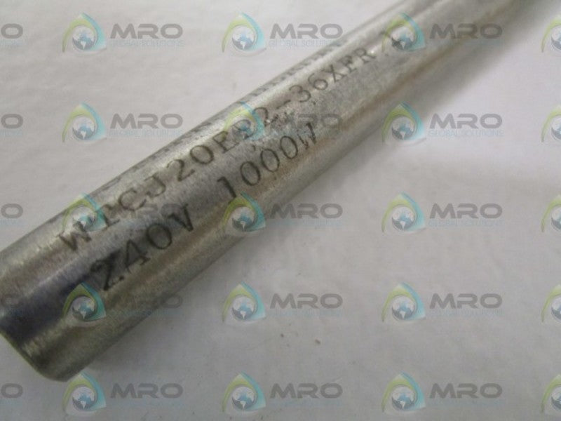WESTERN THERMAL WTCJ20EP2-36XFR1 240V 1000W HEATER  NSNP