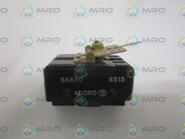 MICROSWITCH 6AS80 LIMIT SWITCH *NEW NO BOX*