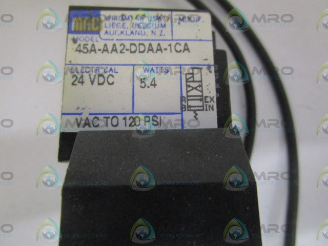 MAC 45A-AA2-DDAA-1CA 24VDC COIL *NEW NO BOX*