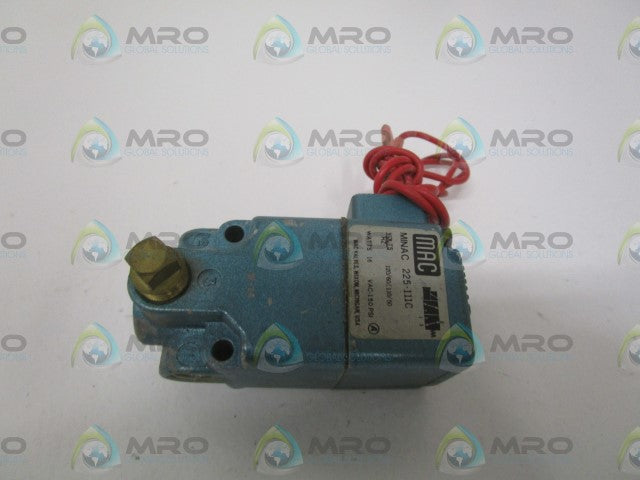 MAC 225-111C SOLENOID VALVE *USED*