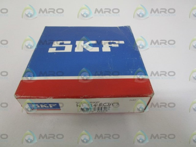 SKF NJ314ECJ/C3 ROLLING BEARING * FACTORY SEALED *