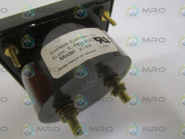 SIMPSON 17731 PANEL METER 0-150AC VOLTS *NEW IN BOX*