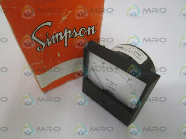 SIMPSON 17731 PANEL METER 0-150AC VOLTS *NEW IN BOX*