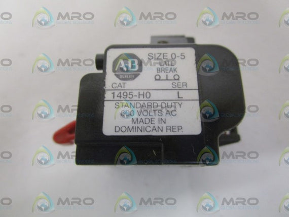 ALLEN BRADLEY 1495-HO SER. L AUXILIARY CONTACT * NEW IN BOX *