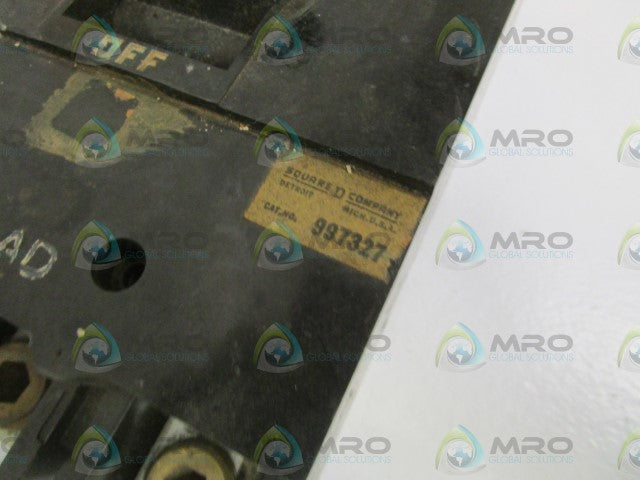 SQUARE D 997327 CIRCUIT BREAKER 225A (CHIPPED AS PICTURED) *USED*