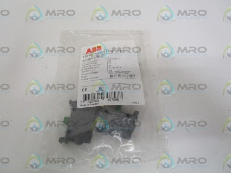 ABB MCBH-201 CONTACT BLOCK * NEW IN FACTORY BAG *