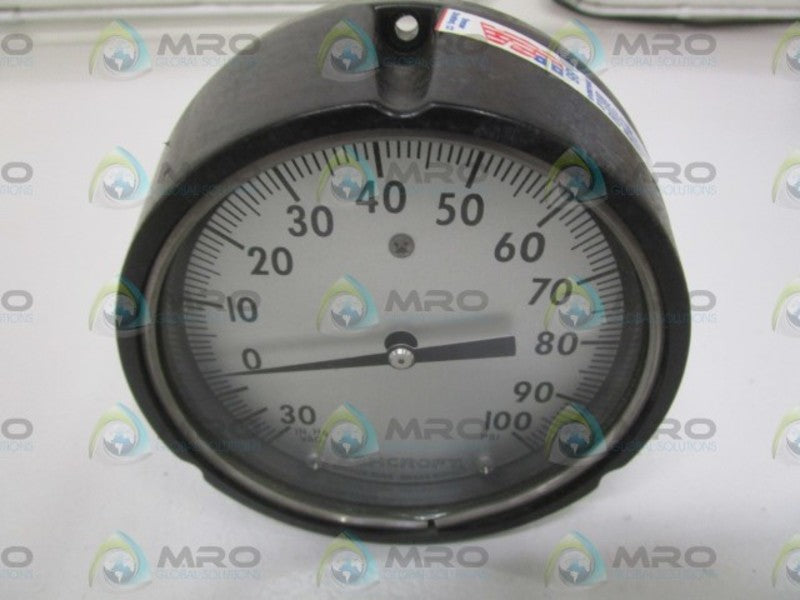 ASHCROFT 30IN. 100PSI (AS PICTURED) NSNP