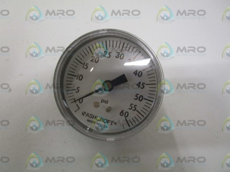 ASHCROFT 25W1005H01B-60# 0-60PSI  NSMP