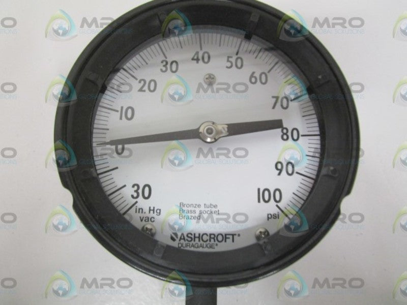 ASHCROFT 451279AS02L-30IMV&100# 30-0IMV 0-100PSI  NSMP