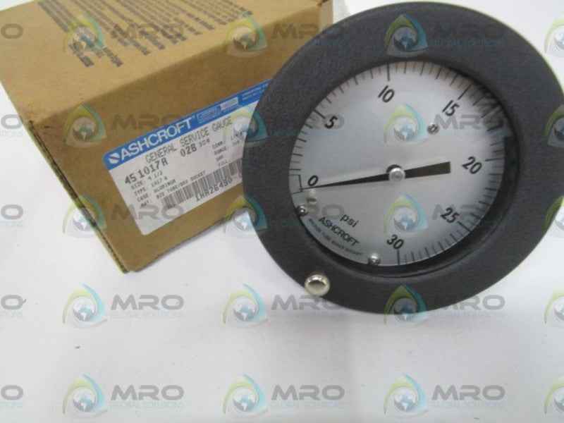 ASHCROFT 451017A02B-30# 0-30 PSI NSMP