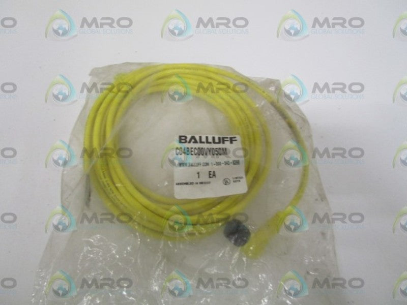 BALLUFF C04BEC00VY050M CORDSET * NEW IN FACTORY BAG *