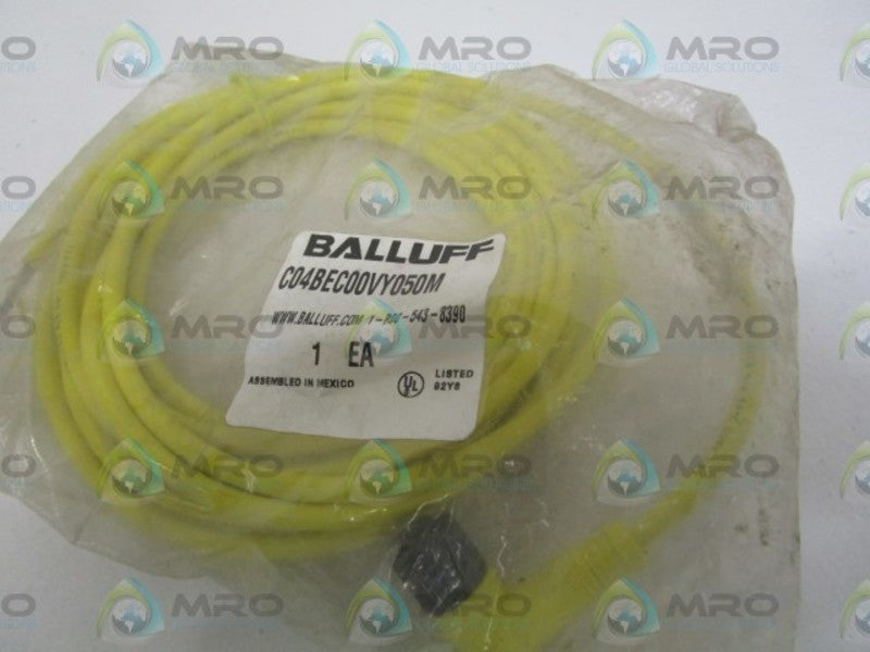 BALLUFF C04BEC00VY050M CORDSET * NEW IN FACTORY BAG *