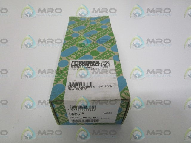 PHOENIX CONTACT UBE/D 0800307 MARKER CARRIER (PKG OF 10) *FACTORY SEALED*
