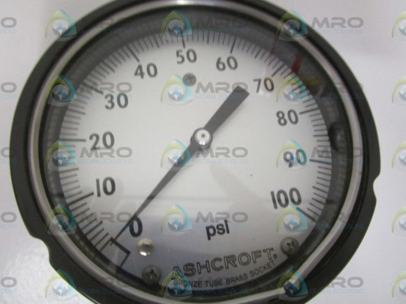ASHCROFT 451220A02B-100# 0-100PSI NSMP