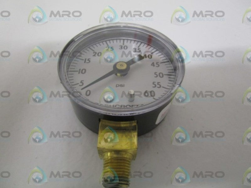 ASHCROFT 20W1005H01L-60# 0-60PSI NSMP