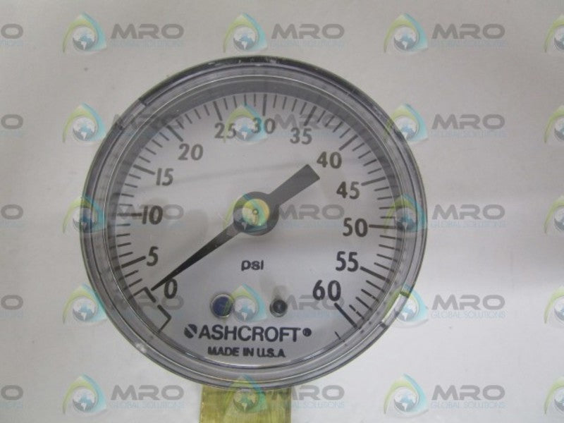 ASHCROFT 20W1005H01L-60# 0-60PSI NSMP