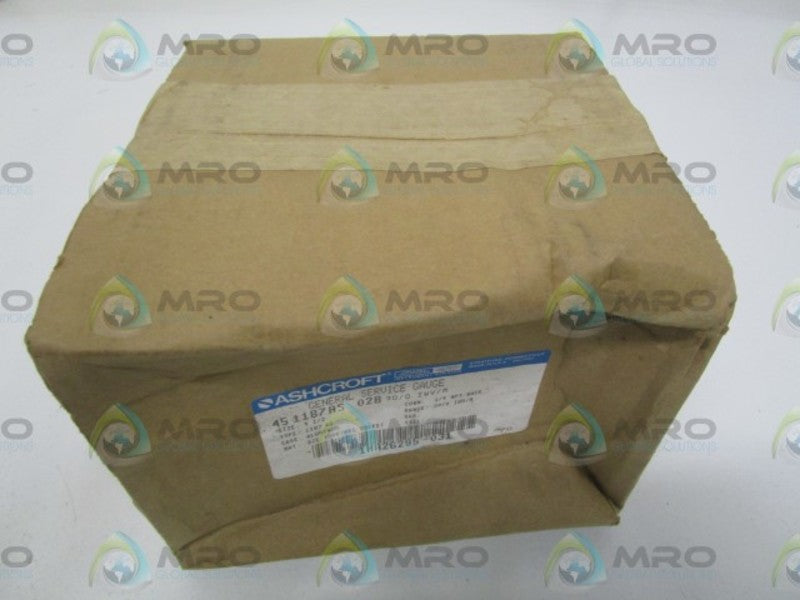 ASHCROFT 451187AS02B-30/0IWV/M NSFS