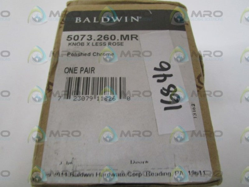 BALDWIN 5073.260.MR KNOBXLESS ROSE  NSMP