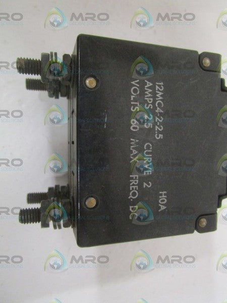 KLIXON 12MC4-2-2.5 CIRCUIT BREAKER 2.5AMP  UNMP