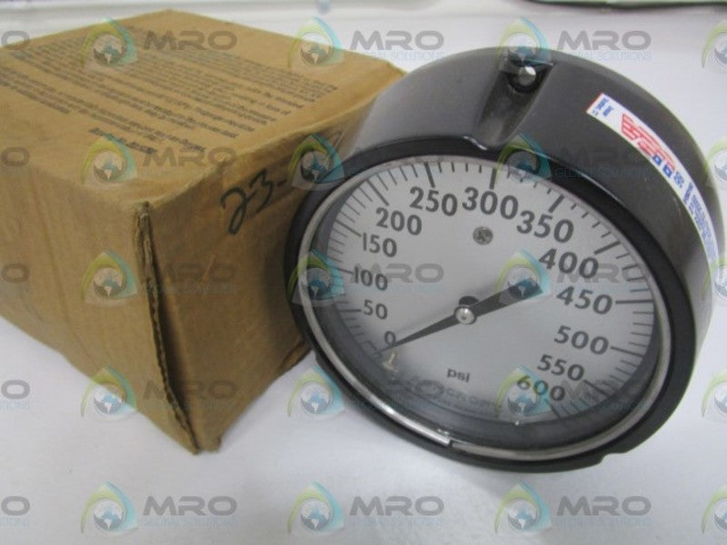 ASHCROFT 0-600PSI PRESSURE GAUGE  NSMP