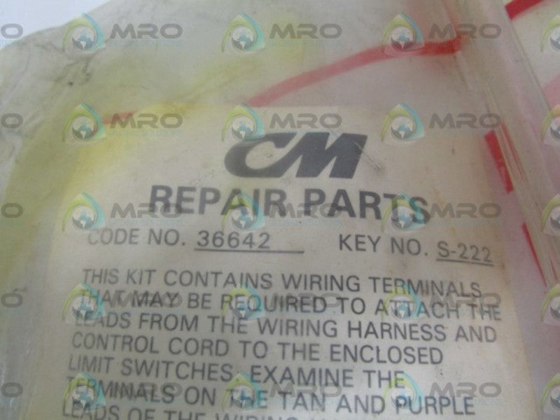 CM 36642 REPAIR PARTS KIT * NEW IN FACTORY BAG *