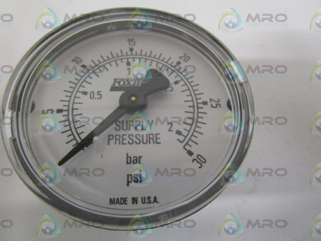 FOXBORO P0103YM 0-30PSI PRESSURE GAUGE *NEW IN BOX*