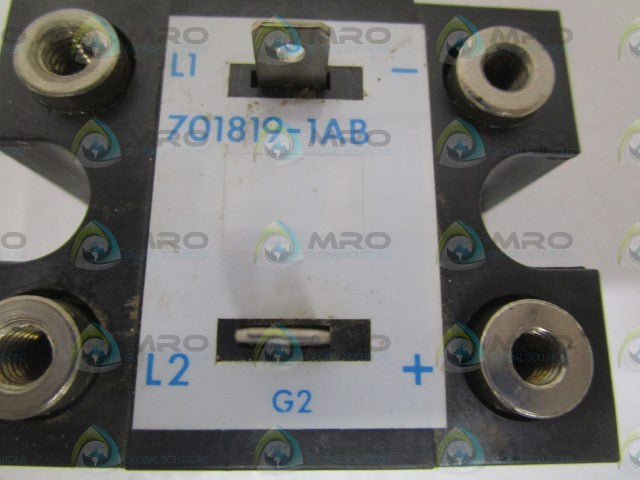 RELIANCE ELECTRIC 701819-1AB POWER CUBE RECTIFIER *USED*