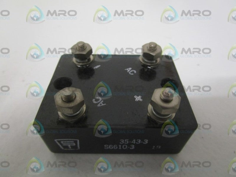35-43-3 RECITIFIER S6610-3  NSNP