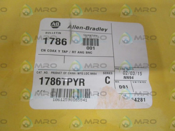ALLEN BRADLEY 1786-TPYR SER.C CABLE CONNECTOR  NSFS