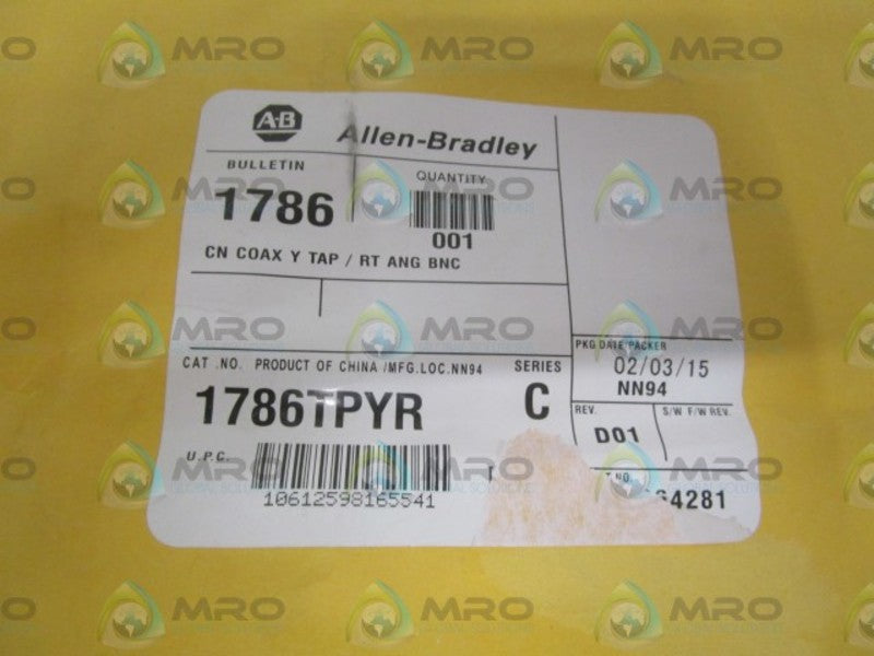 ALLEN BRADLEY 1786-TPYR SER.C CABLE CONNECTOR  NSFS