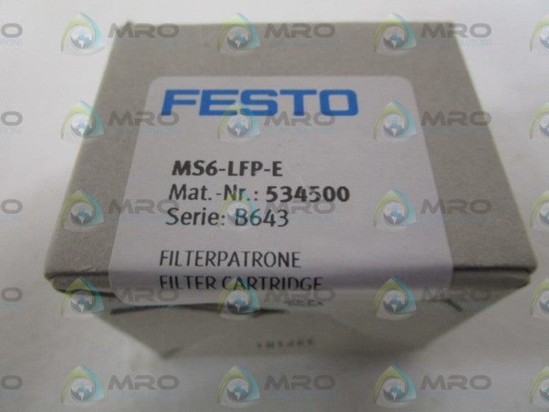 FESTO MS6-LFP-E SER. B643  NSFS