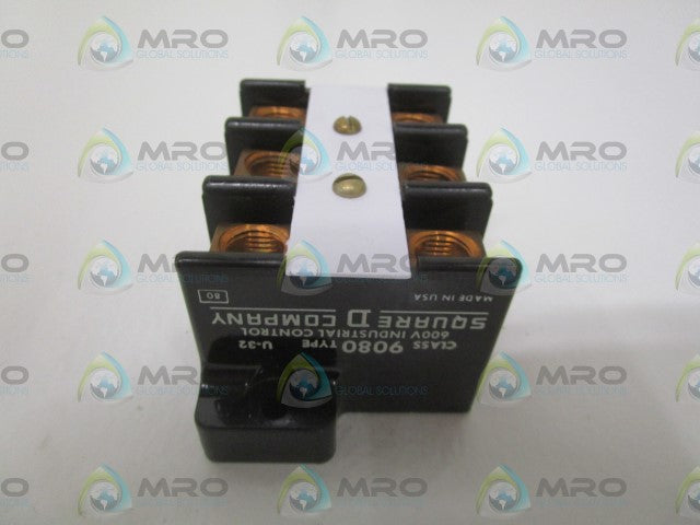 SQUARE D 9080-U-32 TERMINAL BLOCK (AS PICTURED) *NEW NO BOX*