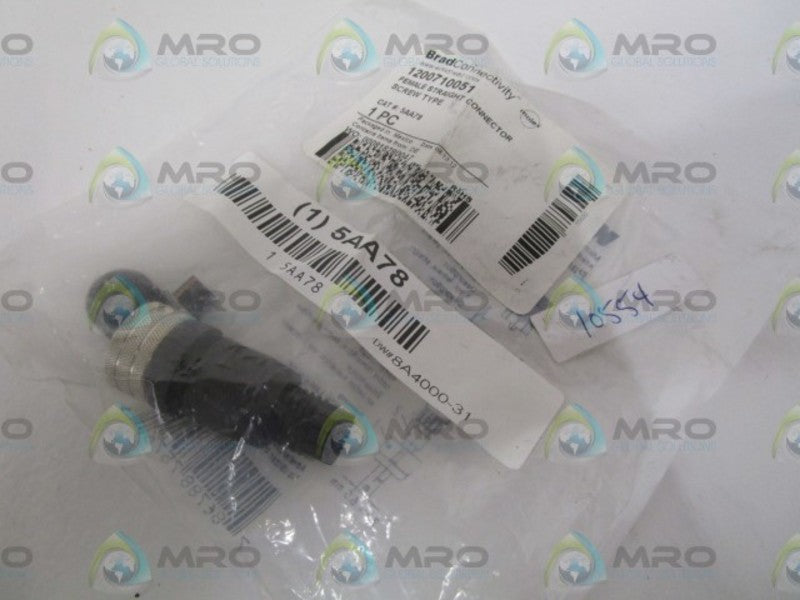 DANIEL WOODHEAD 8A4000-31 1200710035 CONNECTOR * NEW IN FACTORY BAG *