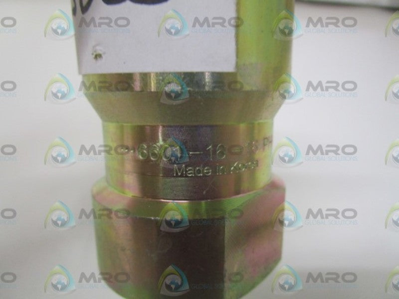 PARKER 6601-16-16-PHK HYDRUALIC COUPLER *NEW NO BOX *