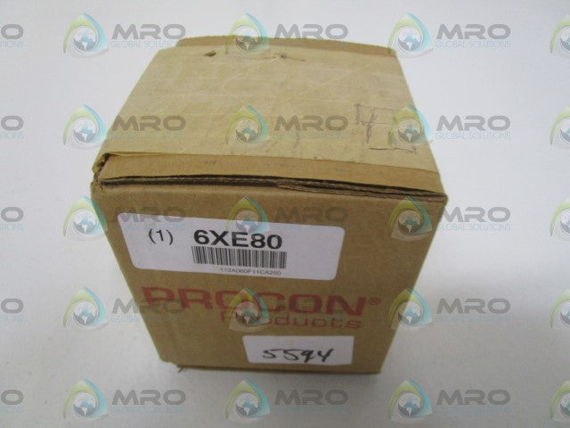 PROCON 6XE80 3/8" BRASS ROTARY VANE PUMP *FACTORY SEALED*