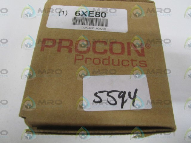 PROCON 6XE80 3/8" BRASS ROTARY VANE PUMP *FACTORY SEALED*