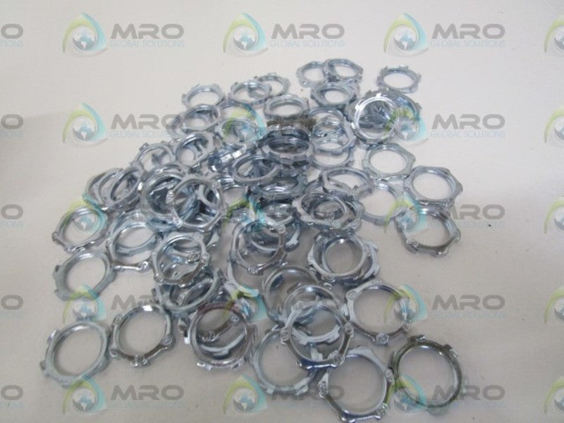 LOT OF 80 BRIDGEPORT 101-S CONDUIT LOCKNUT 1/2" *NEW IN BOX*