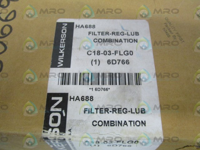 WILKERSON C18-03-FLG0 FILTER/REGULATOR/LUBRICATOR *NEW IN BOX*