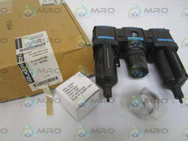 WILKERSON C18-03-FLG0 FILTER/REGULATOR/LUBRICATOR *NEW IN BOX*
