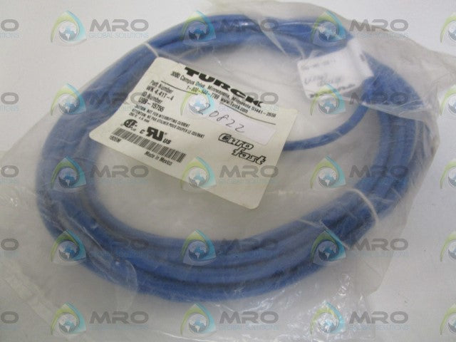 TURCK WK4.41T-4 MOLDED CORDSET *NEW IN FACTORY BAG*