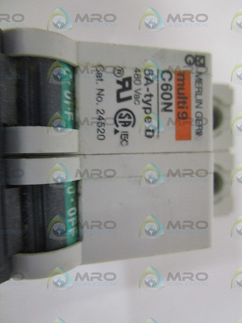 MERLIN GERIN 24520 CIRCUIT BREAKER 6A *USED*