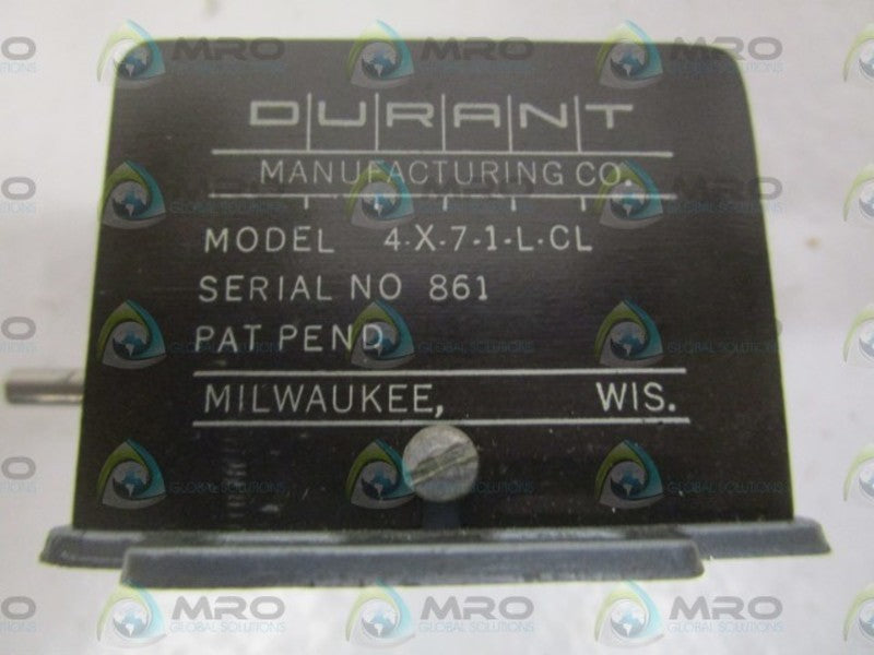 DURANT 4-X-7-1-L-CL NSNP