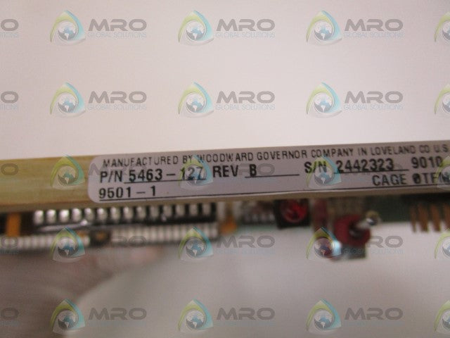 WOODWARD 5463-127 B MODULE *NEW NO BOX*
