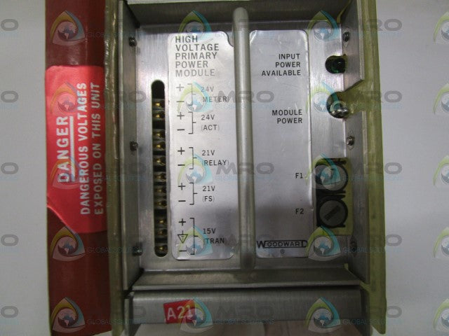 WOODWARD 5461-290 N HIGH VOLTAGE PRIMARY POWER MODULE *NEW NO BOX*