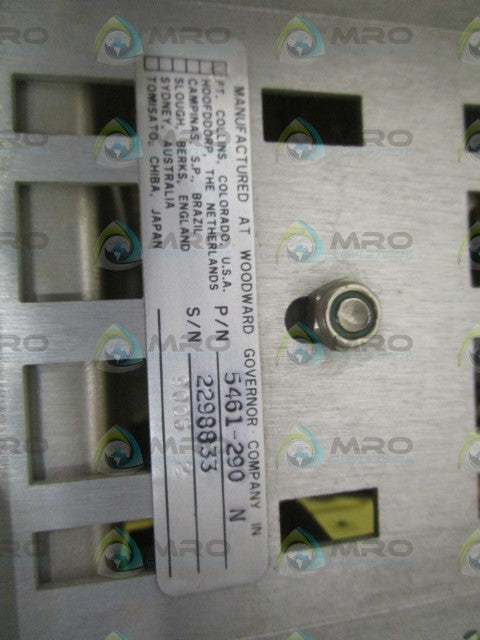 WOODWARD 5461-290 N HIGH VOLTAGE PRIMARY POWER MODULE *NEW NO BOX*