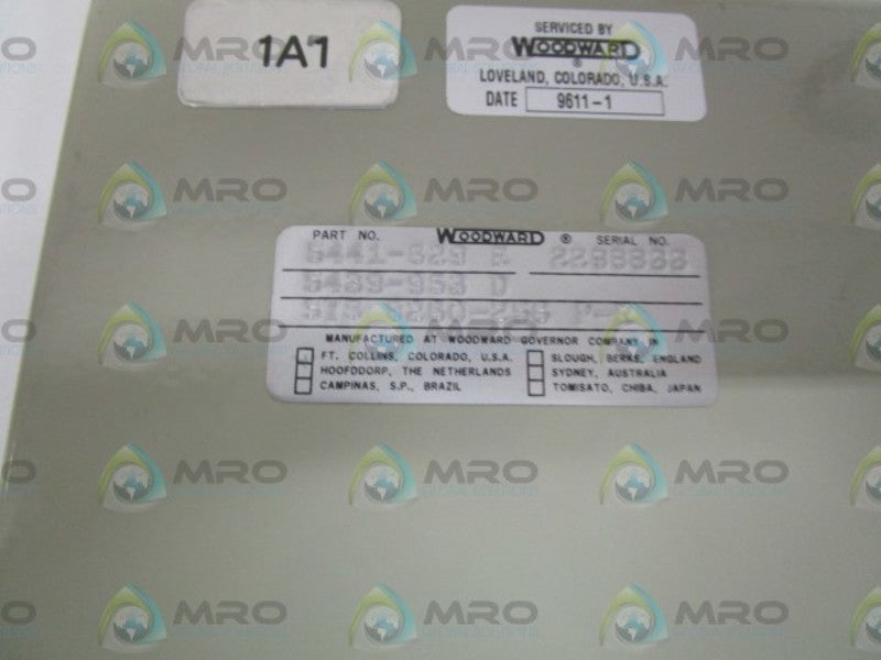 WOODWARD 5441-629 E 5AMP RELAY INTERFACE MODULE *NEW IN BOX*