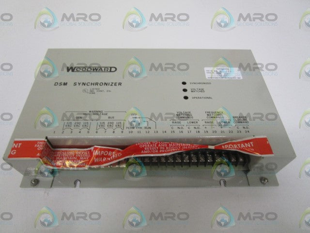 WOODWARD 8239-002 L DSM SYNCHRONIZER MODULE (REPAIRED) *NEW NO BOX*