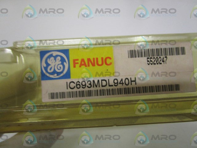 GE FANUC IC693MDL940H OUTPUT MODULE (AS PICTURED) *NEW IN BOX*