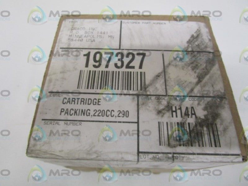 GRACO 197327 CARTRIDGE PACKING * FACTORY SEALED *