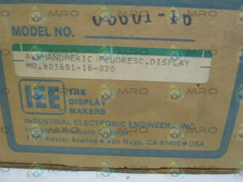 IEE 03601-16-020 NSMP